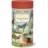 Animal World Vintage Pussel 1000 bitar